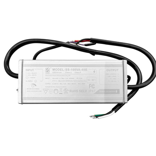 100W LED Power Supply AC120-277V (Dimmable)   SS-100VA-40B