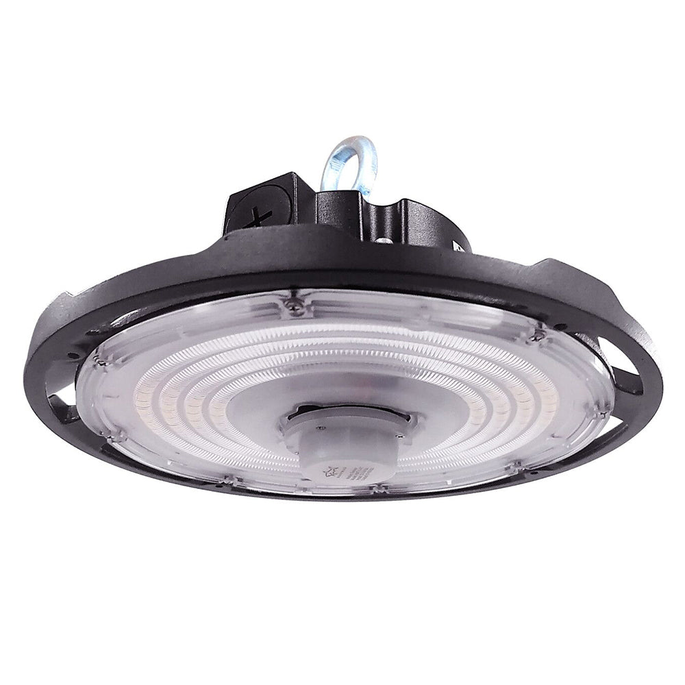 140-240W Selectable LED UFO High Bay Light AC277-480V   WSD-UFO141924W48-3545K-B-H