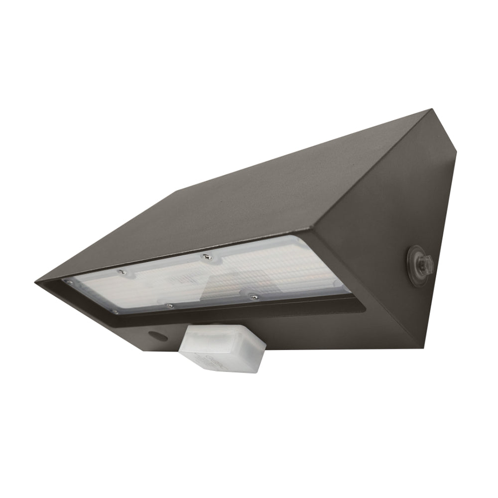 12W-30W Selectable LED Architectural Wall Pack Light with Photocell AC120-277V  WSD-AFW12182430W27-345K-D-P-G2