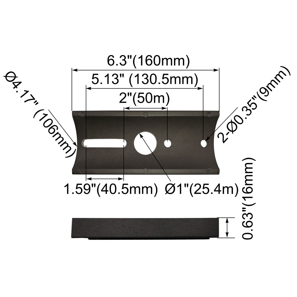 Round Bar Adapter    WSD-ARM-BAR4-D