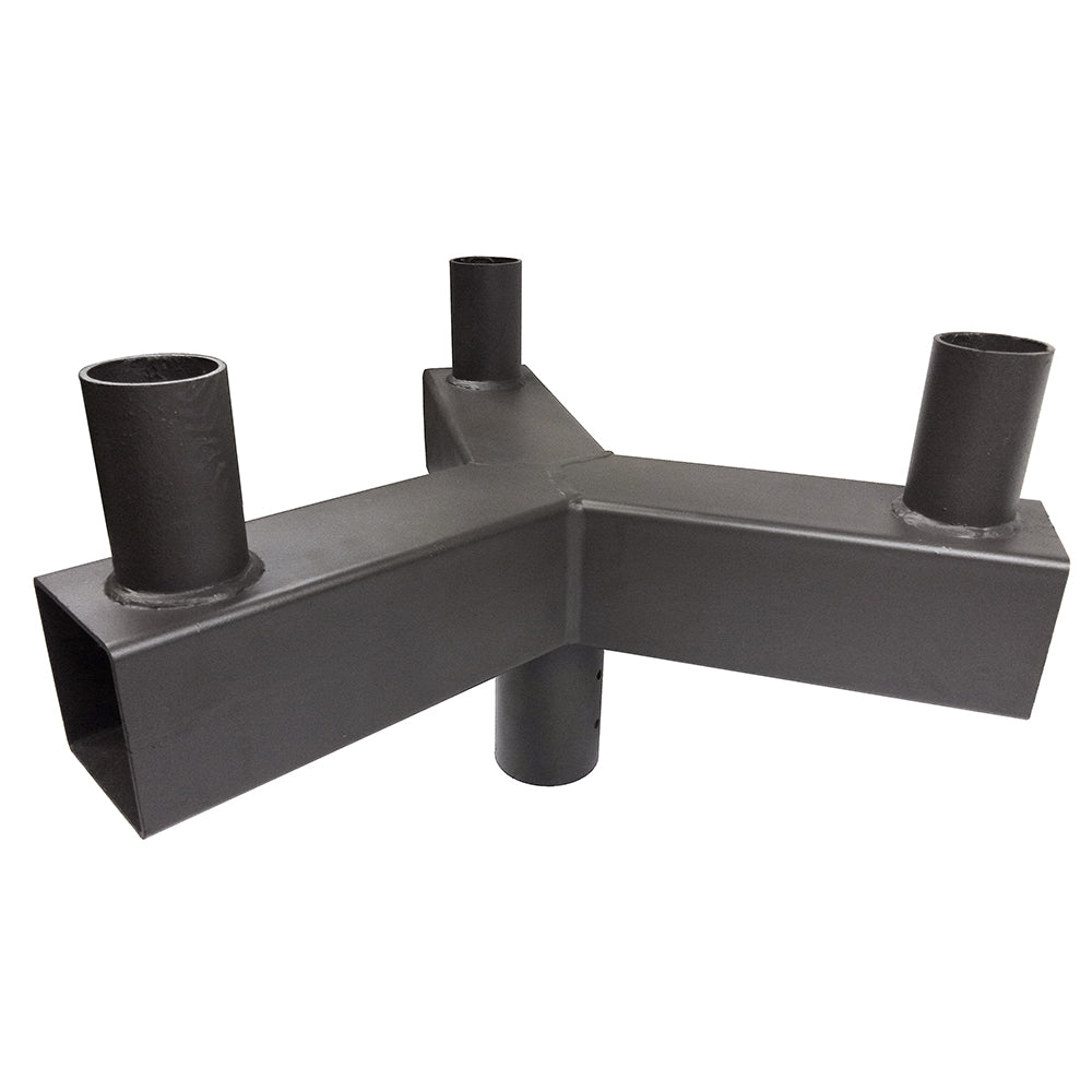 Wsd Triple 120° Horizontal Tenon Adaptor WSD-QT120-3T-D · WSD LED INC