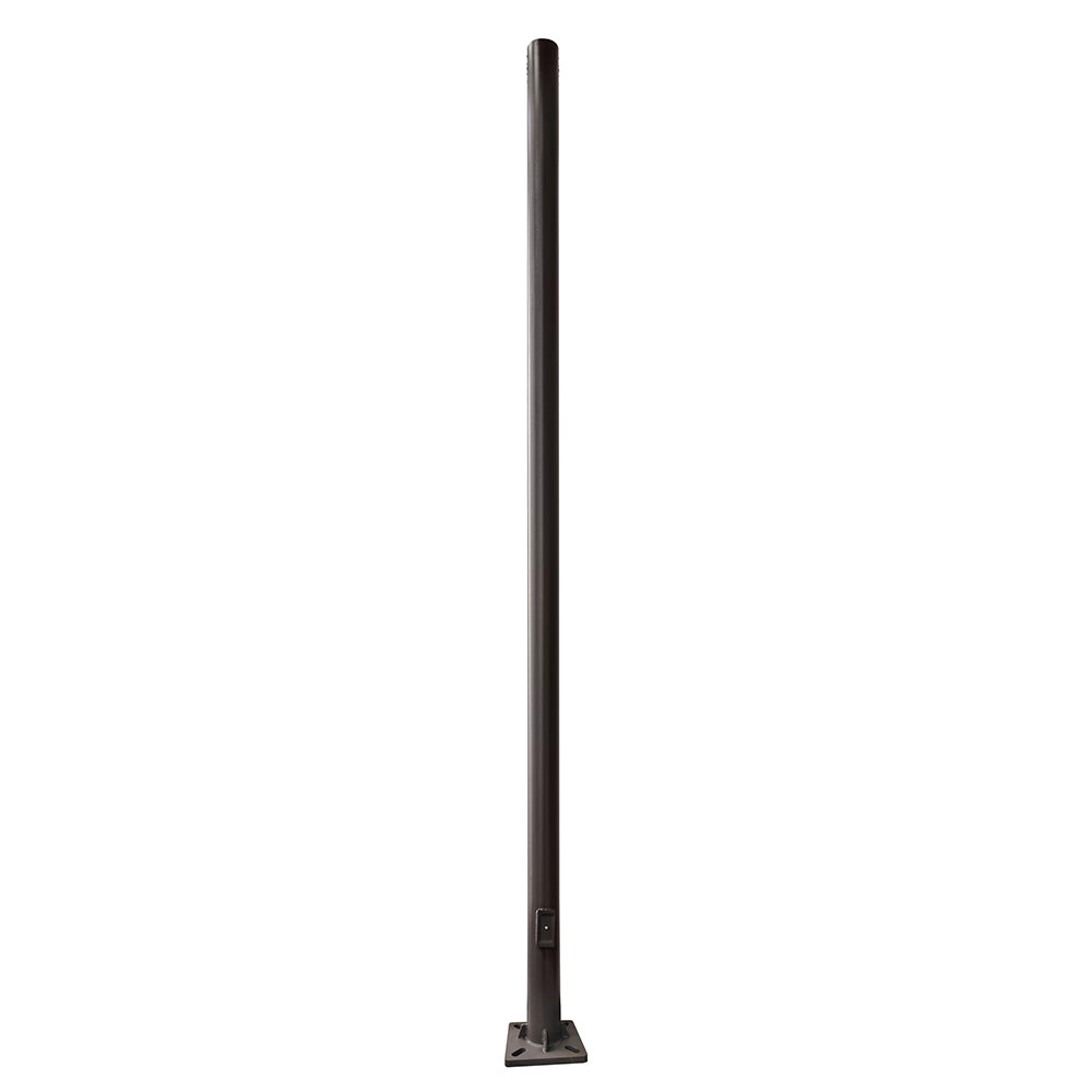 39 Foot Steel 6 Inch Round Light Pole  WSD-R39FT6-7G-D