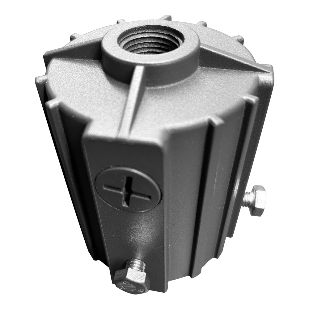 J&D Manufacturing Greenhouse Fan Bracket - Powder Coated White With U-Bolts & Hardware